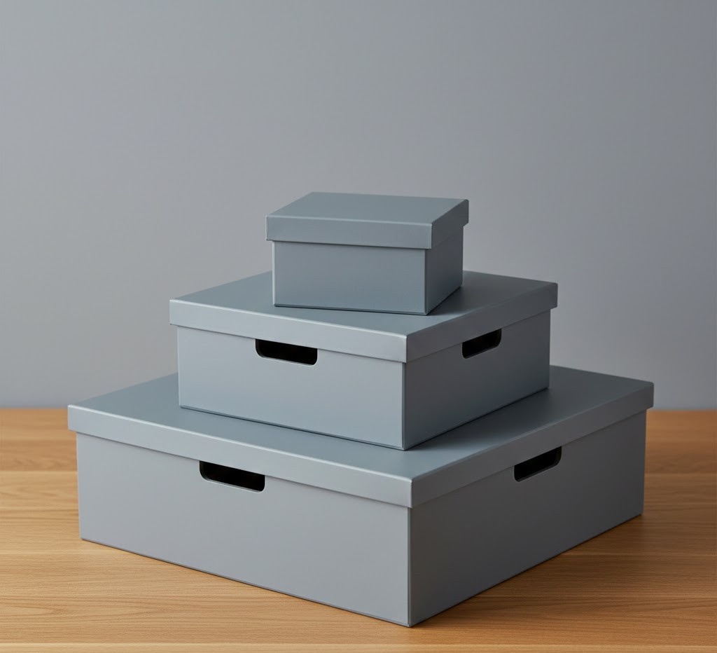 Minimalist storage box set